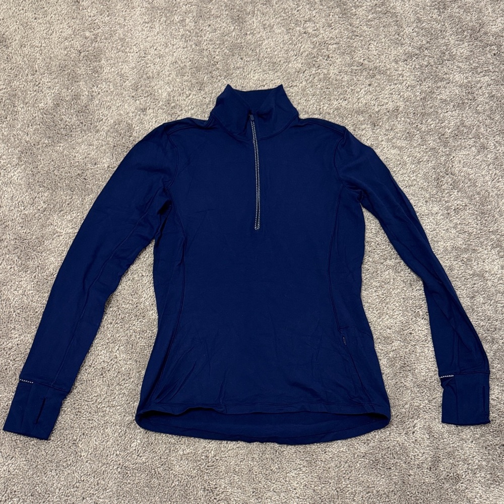 lululemon athletica Deep Blue Long Sleeve Top